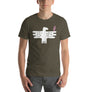 Klassisk army t-shirt med vit örn