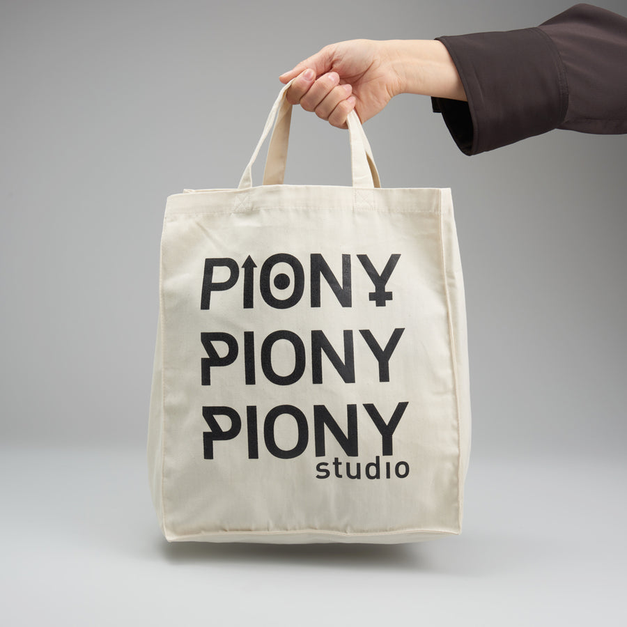 Tygkasse av ekologisk bomull- Piony Studio