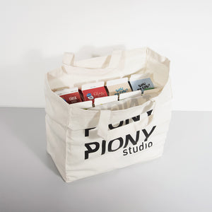 Totebag made of organic cotton - Piony Studio