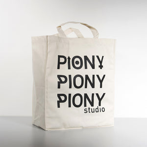 Tygkasse av ekologisk bomull- Piony Studio