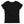 Figurformad svart t-shirt med det vitprickiga mönstret Correlations